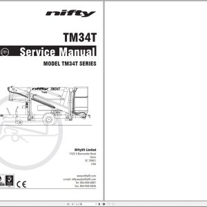 NIFTYLIFT Towable Boom Lifts TM34T 59293 Operating Service Parts Manual And Diagram 2024 (1)