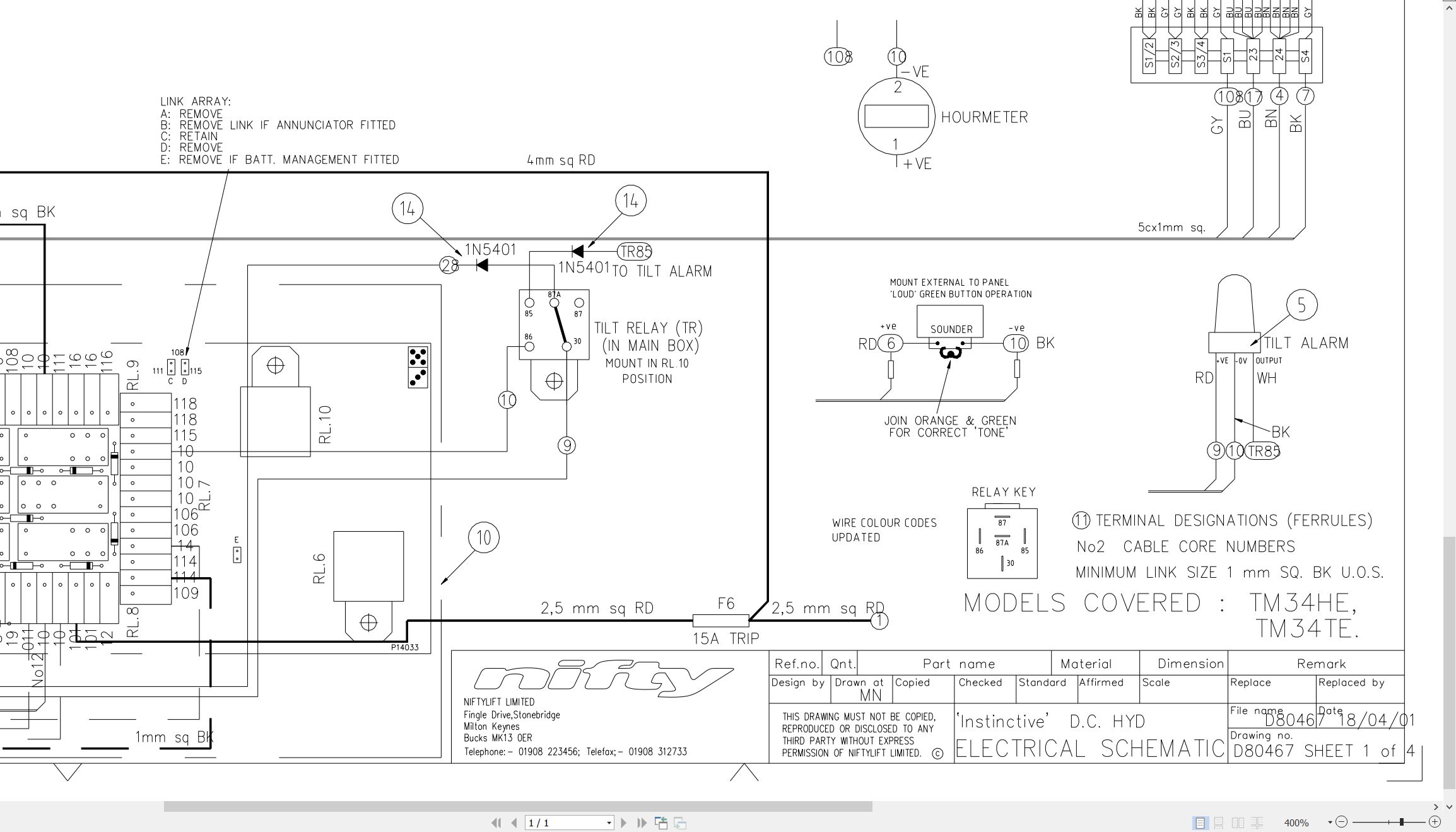 NIFTYLIFT Towable Boom Lifts TM34T 62034 Operating Service Parts Manual And Diagram 2025 (3)