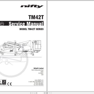 NIFTYLIFT Towable Boom Lifts TM42T 55978 Operating Service Parts Manual And Diagram 2023 (1)