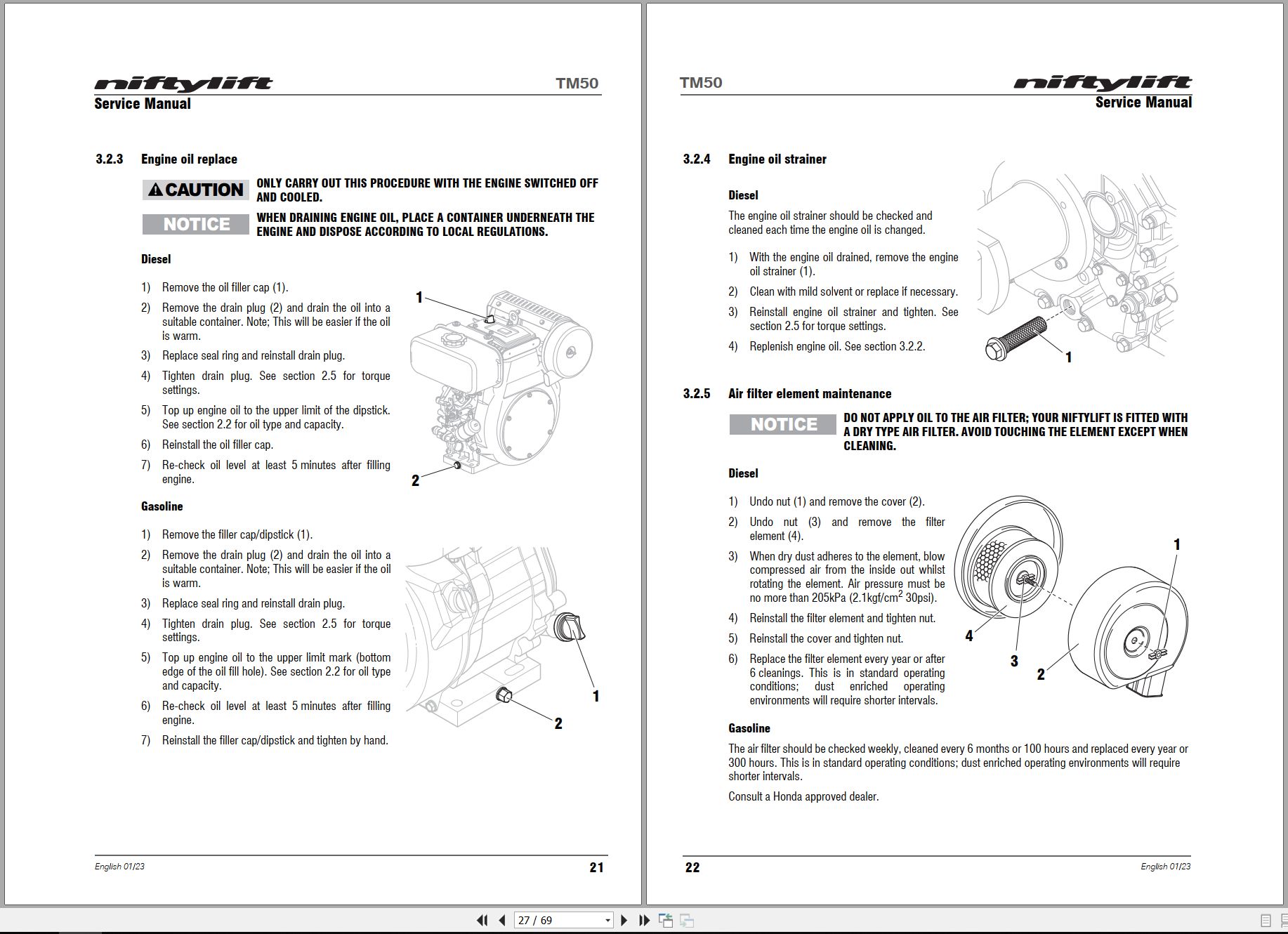 NIFTYLIFT Towable Boom Lifts TM50 48378 Operating Service Parts Manual And Diagram 2022 (2)