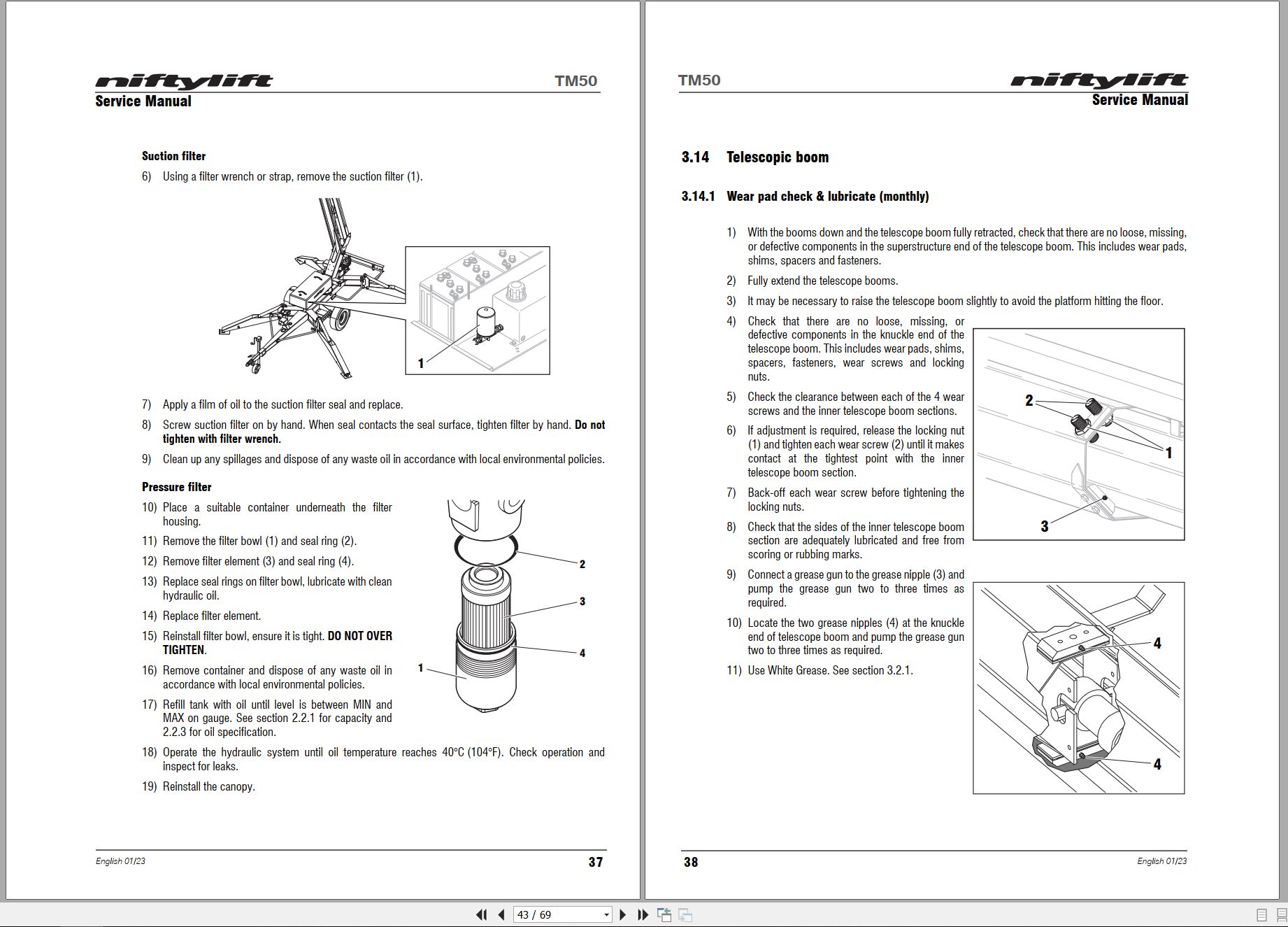NIFTYLIFT Towable Boom Lifts TM50 50706 Operating Service Parts Manual And Diagram 2022 (2)