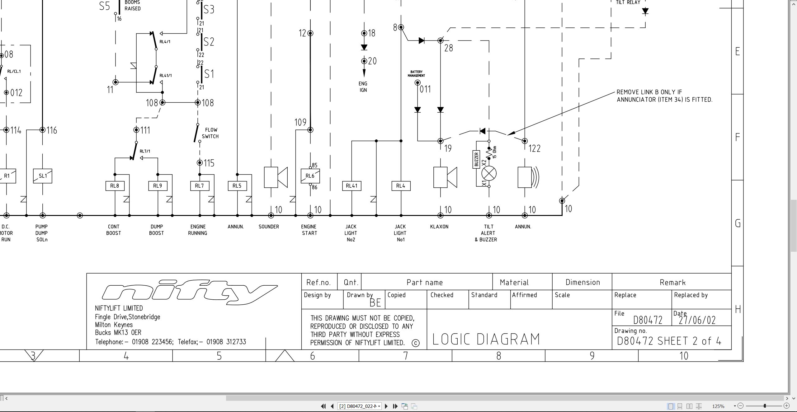 NIFTYLIFT Towable Boom Lifts TM50 50706 Operating Service Parts Manual And Diagram 2022 (3)