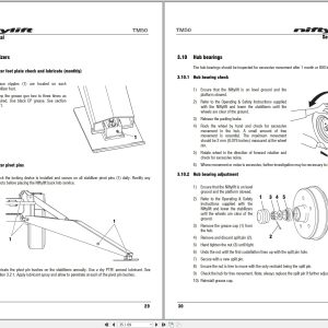 NIFTYLIFT Towable Boom Lifts TM50 50729 Operating Service Parts Manual And Diagram 2022 (2)