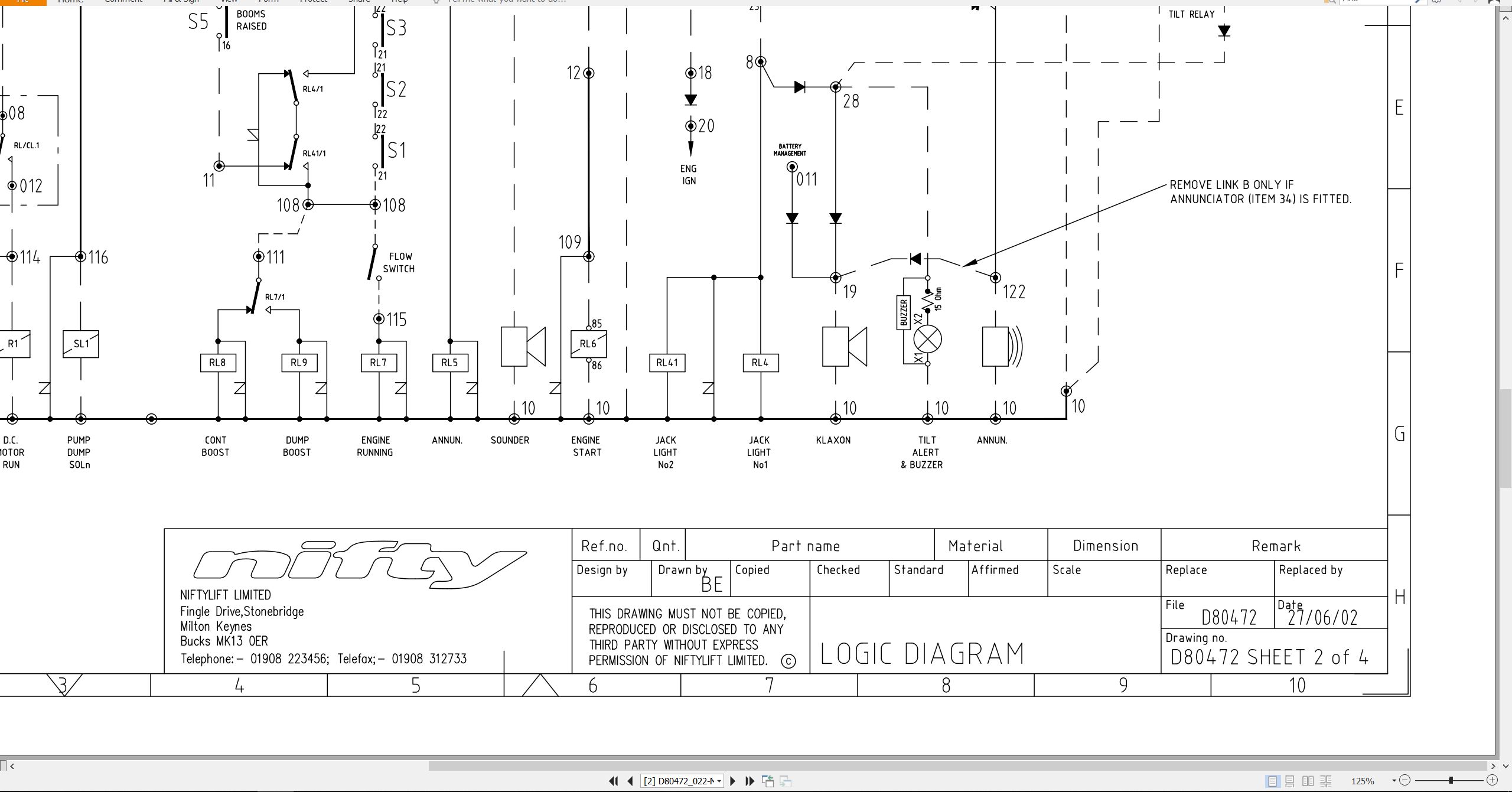 NIFTYLIFT Towable Boom Lifts TM50 50729 Operating Service Parts Manual And Diagram 2022 (3)