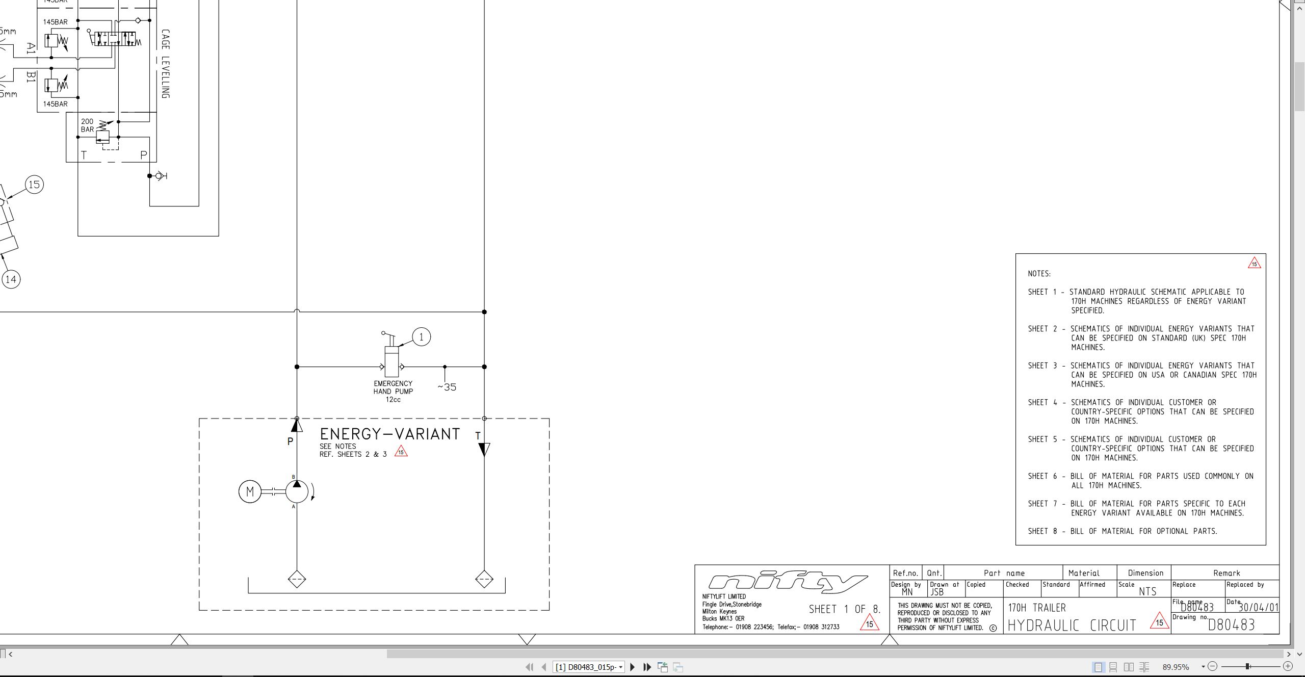 NIFTYLIFT Towable Boom Lifts TM50 50729 Operating Service Parts Manual And Diagram 2022 (4)