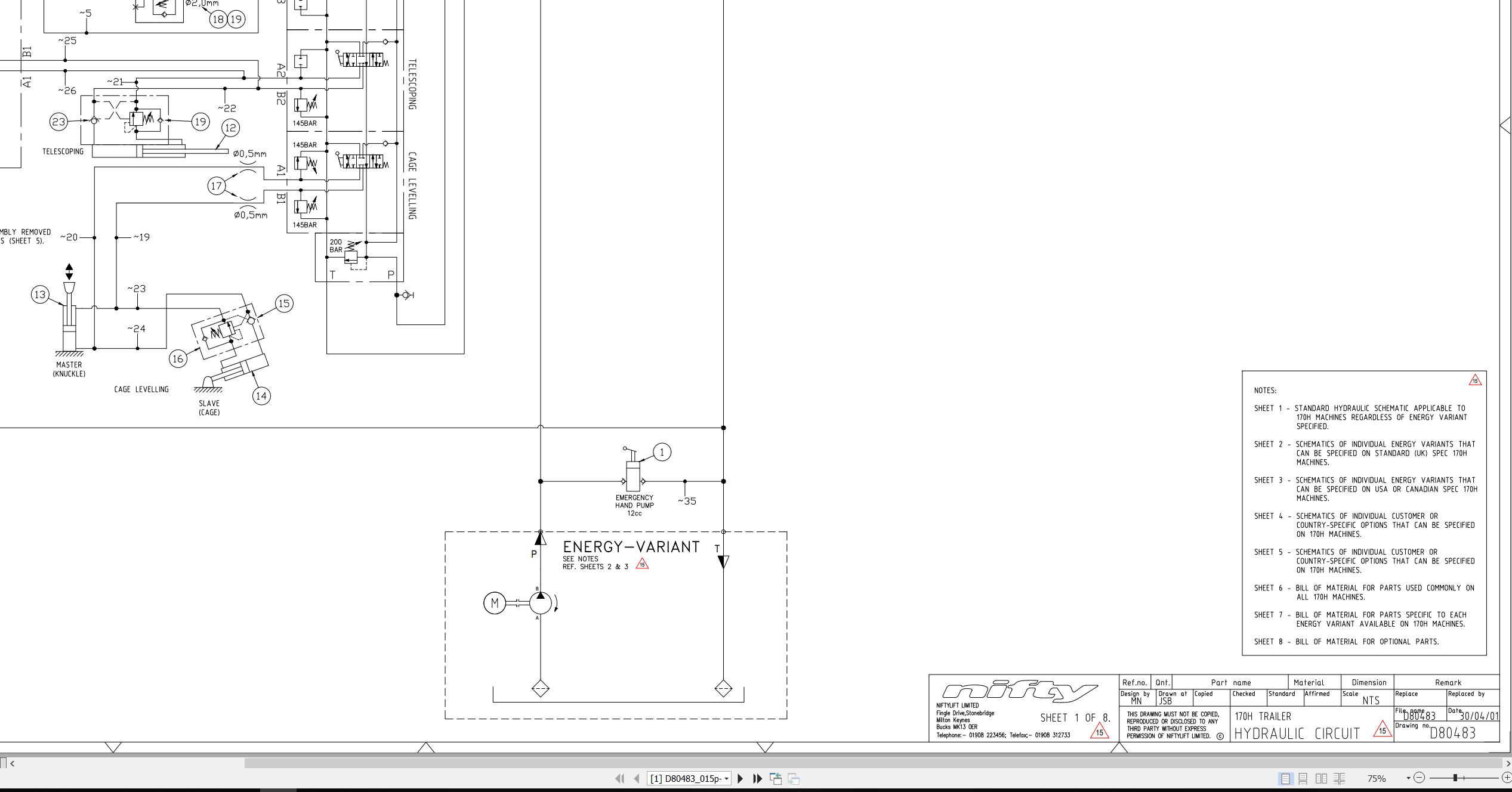 NIFTYLIFT Towable Boom Lifts TM50 51409 Operating Service Parts Manual And Diagram 2022 (4)