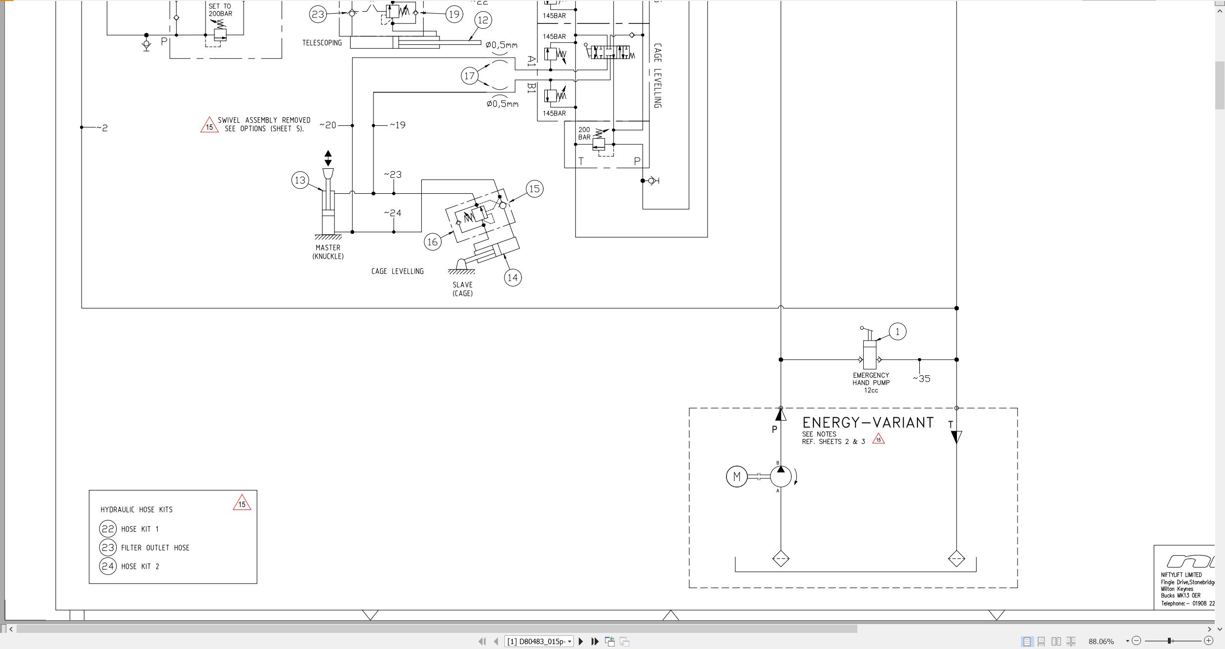 NIFTYLIFT Towable Boom Lifts TM50 51627 Operating Service Parts Manual And Diagram 2023 (4)