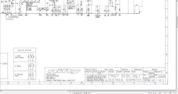 NIFTYLIFT Towable Boom Lifts TM64 55045 Operators Service Manual Diagram 2023 (3)