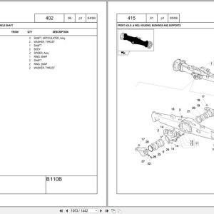 New Holland Backhoe Loader B110B Tier 3 Parts Manual 87659792NA 2008 New Holland Backhoe Loader B110B Tier 3 Parts Manual 87659792Na 2008 (2)