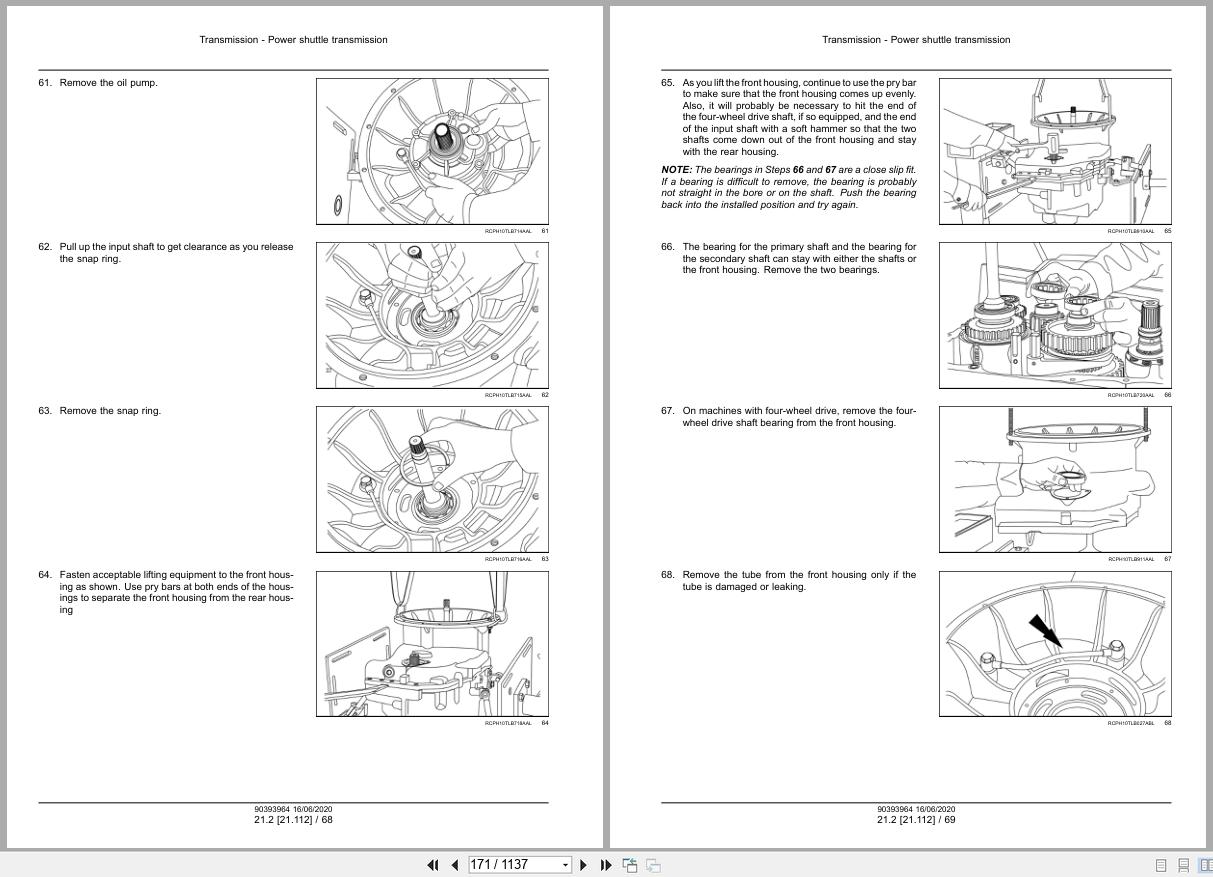 New Holland Backhoe Loader B80B Service Manual 90393964 2020 (2)
