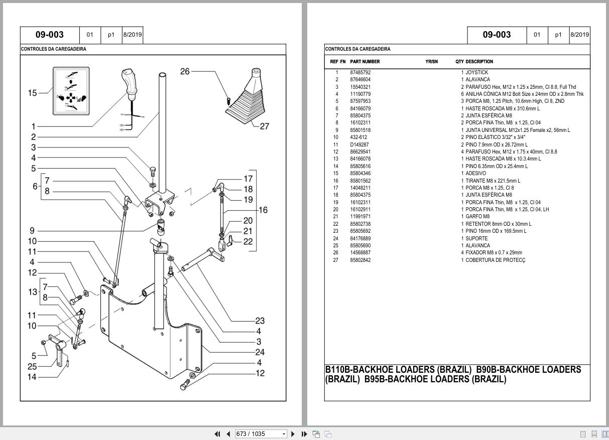 New Holland Backhoe Loader B90B B95B B110B Parts Catalog 71114367 2019 BR (3)