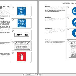 New Holland Backhoe Loader B90B To B115B Operation Maintenance Manual 84563404 2011 Nl (2)