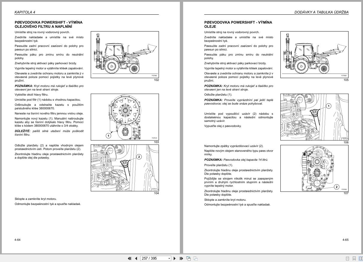 New Holland Backhoe Loader B90B to B115B Operators Manual 84277783 2010 CZ (2)