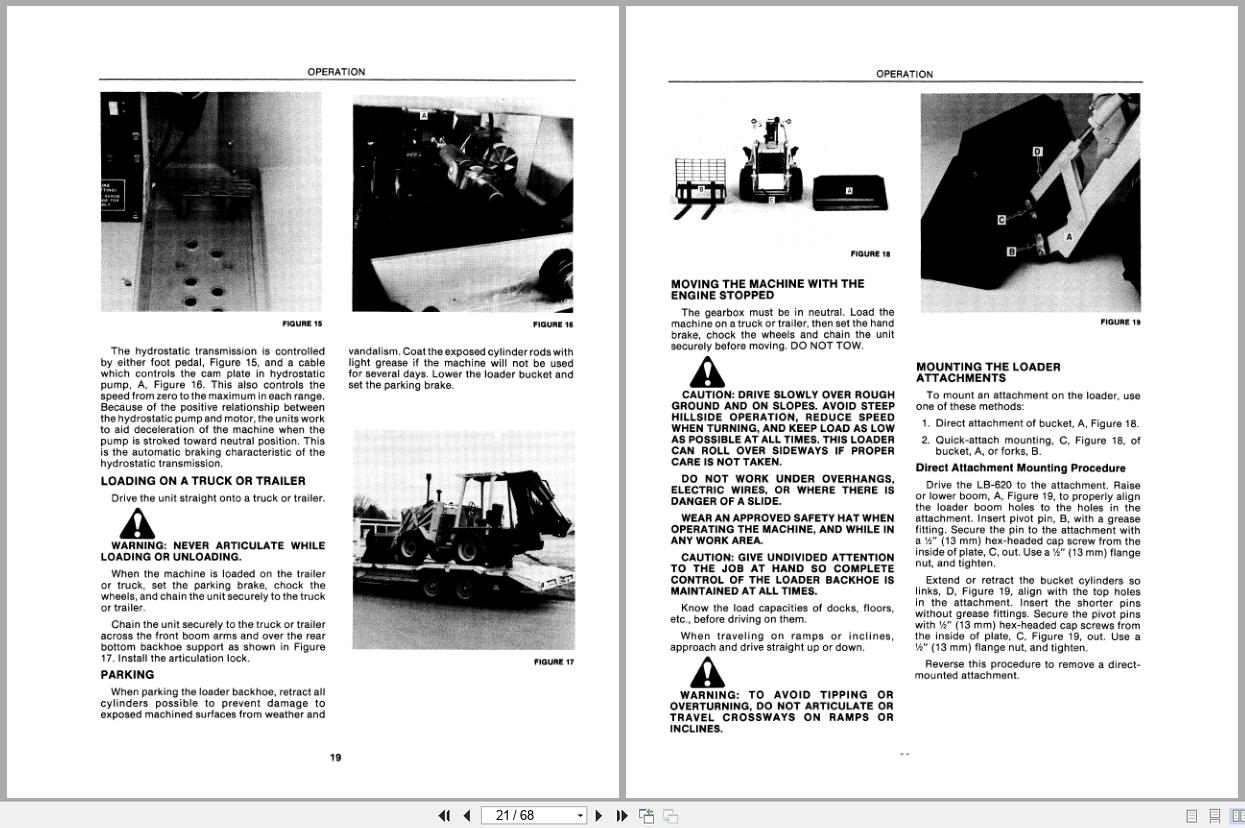 New Holland Backhoe Loader LB620 Operators Manual 42062013 (2)