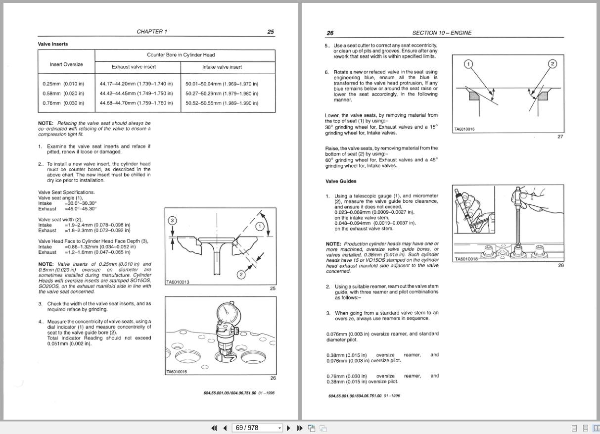 New Holland Backhoe Loader NH75 NH85 NH95 Repair Manual 6045600100 (2)