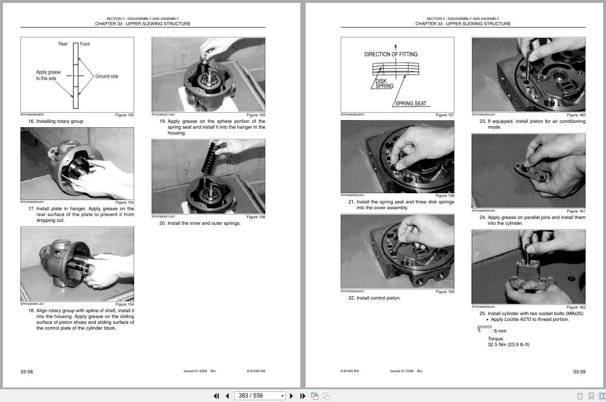 New Holland Compact Excavator E50 Service Manual 87360588NA 2006 (2)