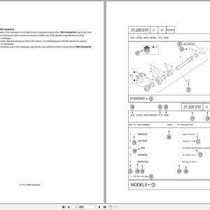 New Holland Compact Excavator EH35 Parts Manual 7 9330NA 2016 (1)