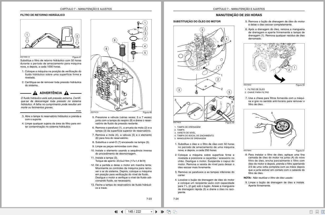 New Holland Compact Hydraulic Excavator E27B Operators Manual 47514794 2013 BR (2)