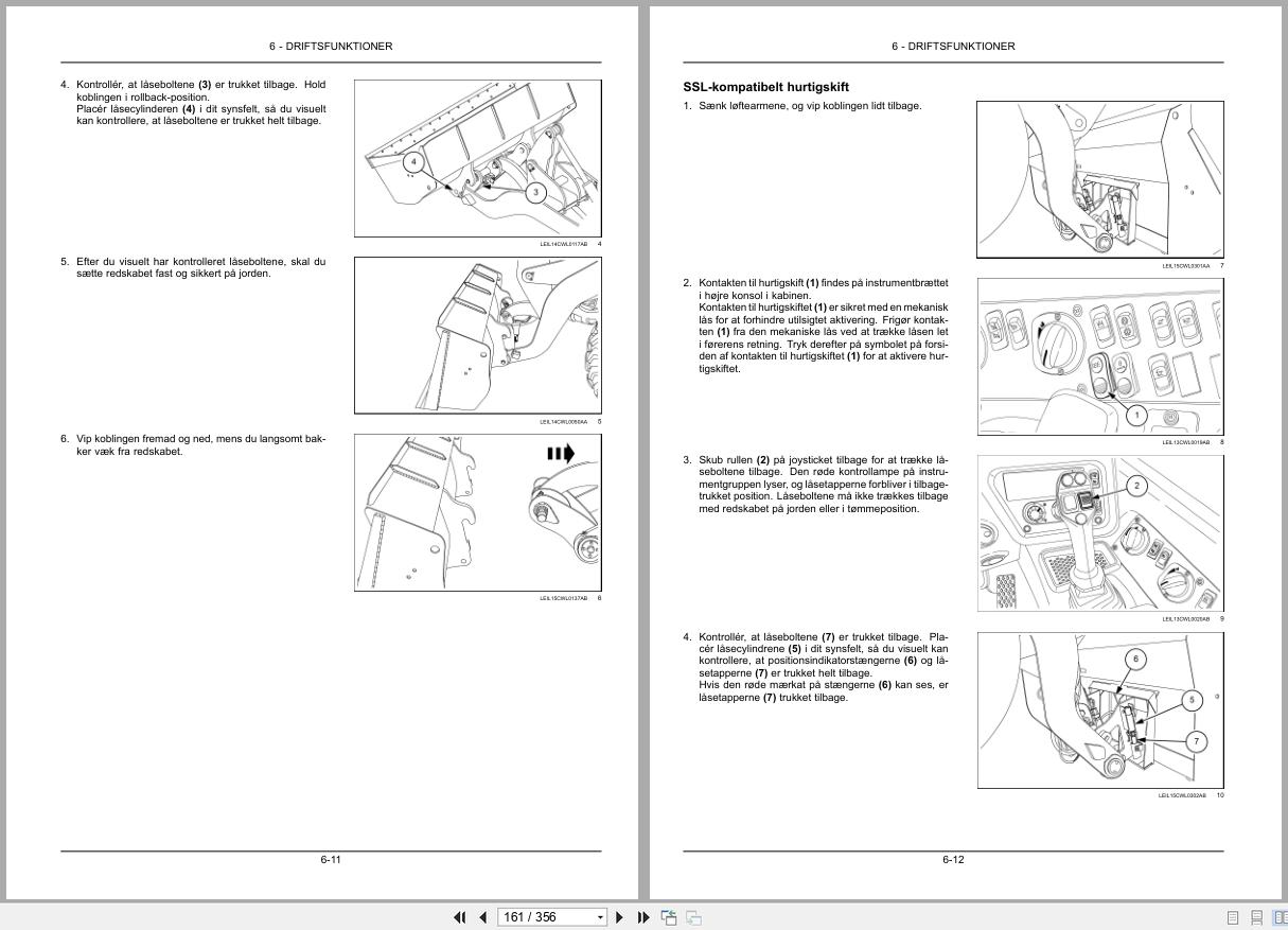New Holland Compact Wheel Loader W50C W60C W70C W80C Stage IIIB Instruction Manual 51443182 DK (2)