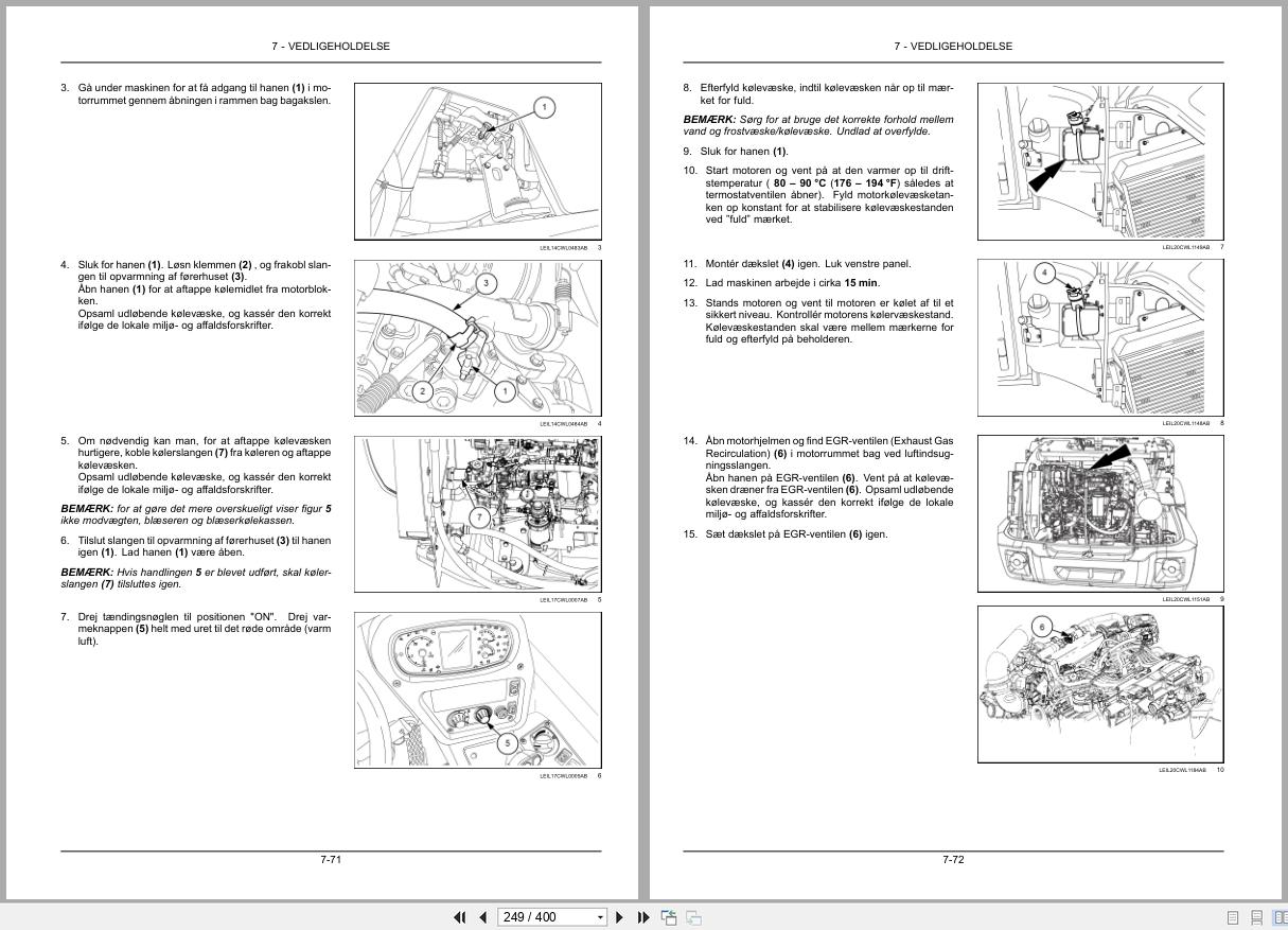 New Holland Compact Wheel Loader W50C W60C W70C W80C Stage V Instruction Manual 51657682 DK (2)