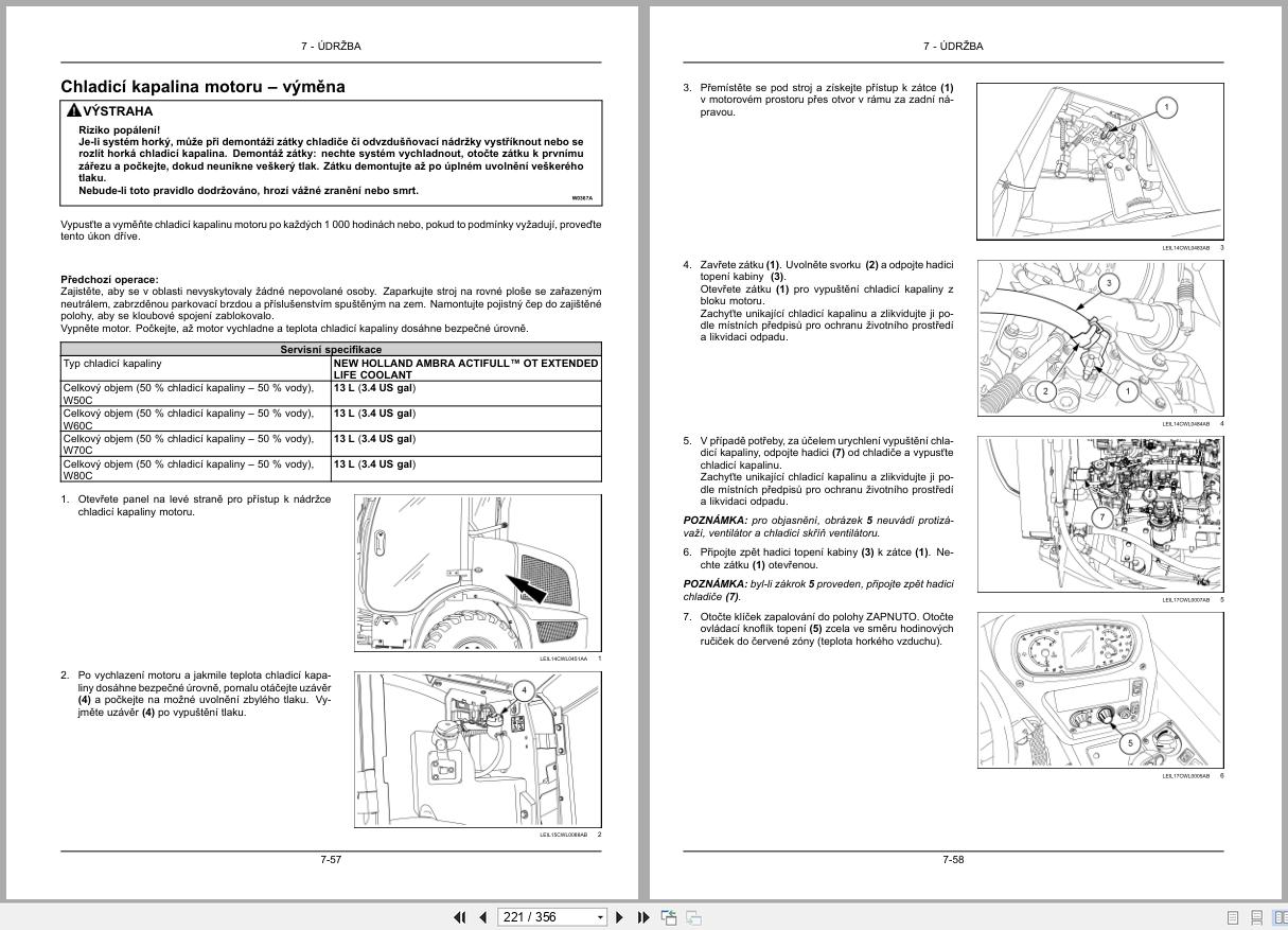 New Holland Compact Wheel Loader W50C to W80C Operators Manual 47956143 2017 CZ (2)