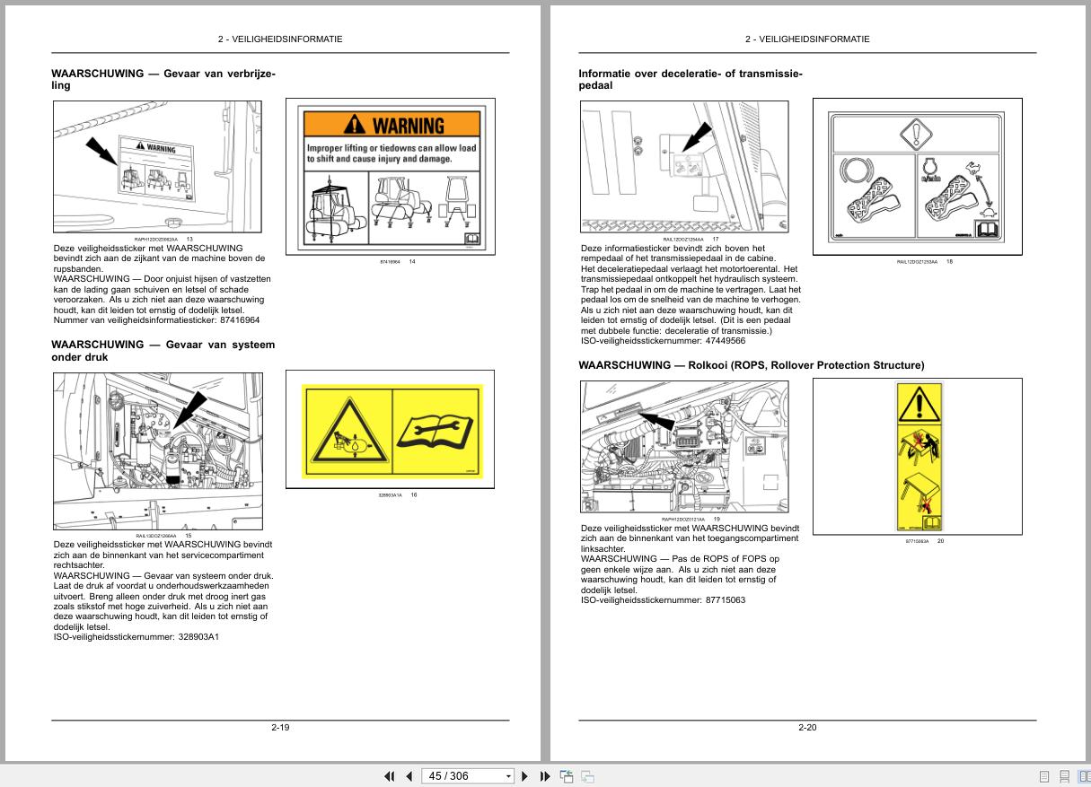 New Holland Crawler Dozer D125C Stage IIIB Operators Manual 47713472 2015 NL (2)