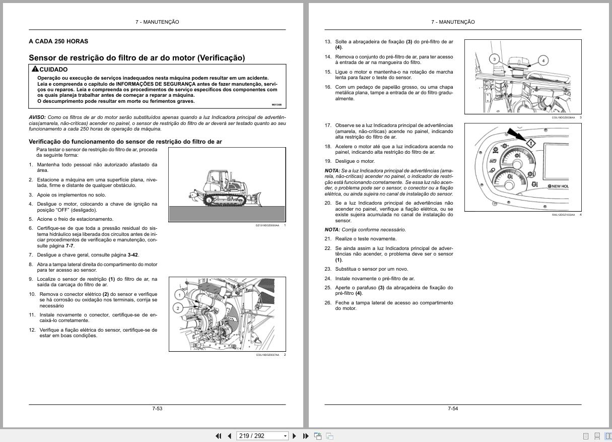 New Holland Crawler Dozer D150B Operators Manual 51633046 2020 BR (2)