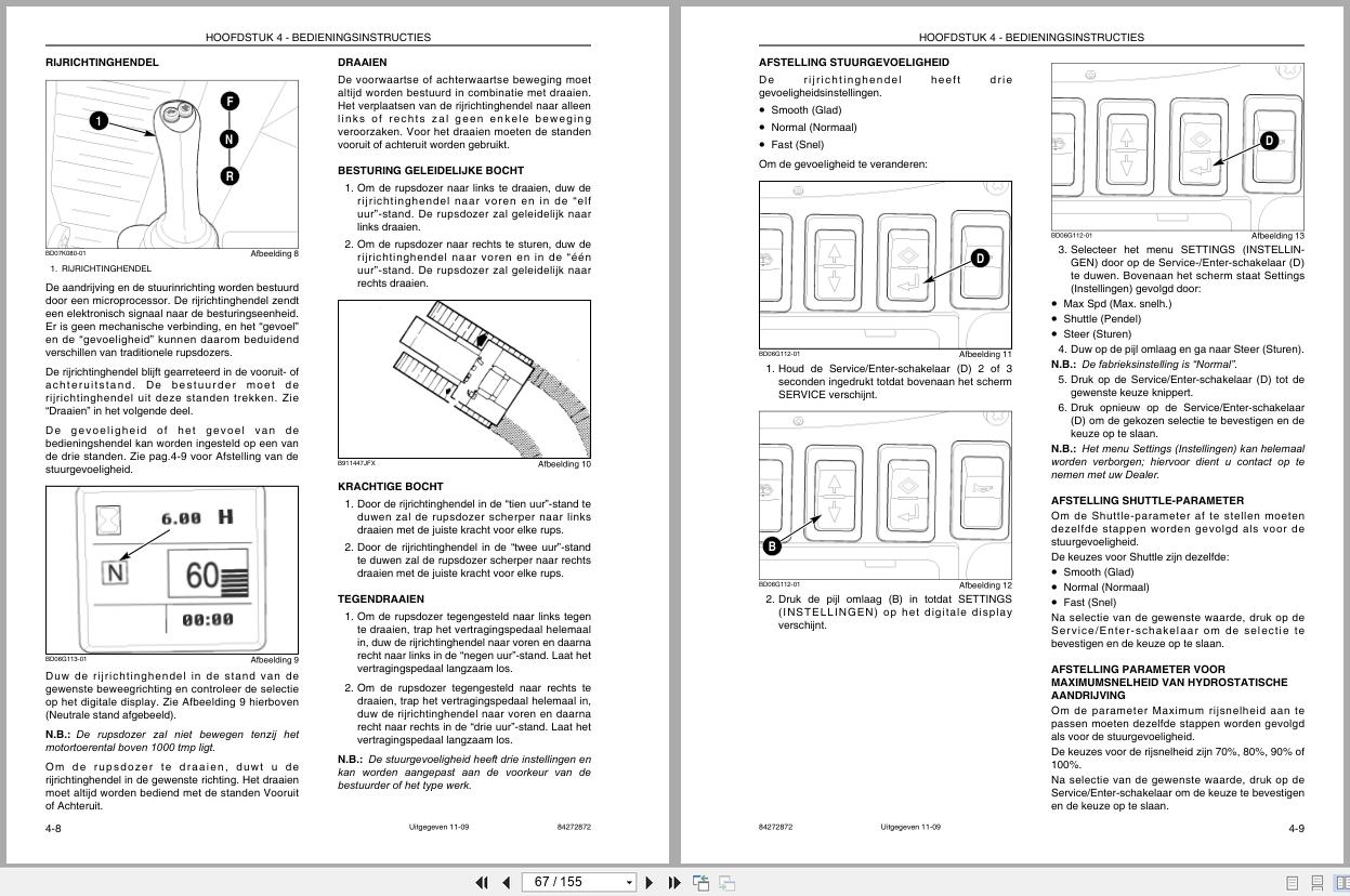 New Holland Crawler Dozer D150B Tier 3 Operators Manual 84272872 2009 NL (2)