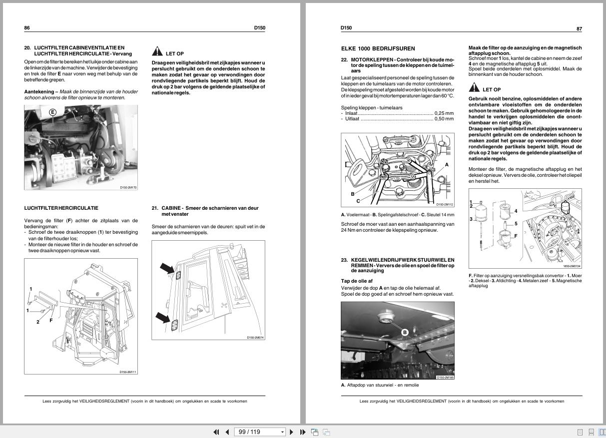 New Holland Crawler Dozer D180 Operation And Maintenance Manual 6043502600 2005 NL (2)