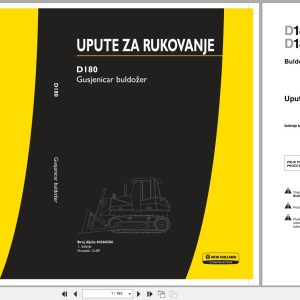 New Holland Crawler Dozer D180 Tier 3 Operators Manual 84266506 2009 HR (1)