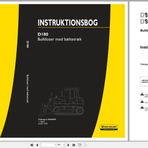 New Holland Crawler Dozer D180 Tier 3 Operators Manual 84266509 2009 DK (1)