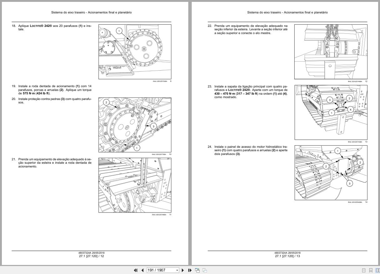 New Holland Crawler Dozer D180C Service Manual 48037324A 2018 BR (2)