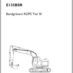 New Holland Crawler Excavator E135BSR Tier 3 Operators Manual 84414273 2011 DK (1)