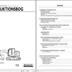 New Holland Crawler Excavator E140CSR Operators Manual 47399271 2012 DK (1)