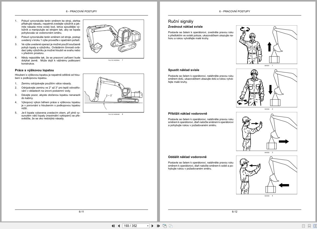 New Holland Crawler Excavator E140CSR Operators Manual 47399281 2012 CZ (2)