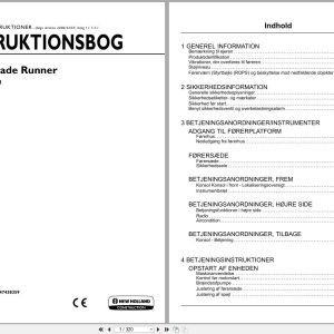 New Holland Crawler Excavator E160C Blade Runner Operators Manual 47438359 2012 DK (1)