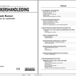 New Holland Crawler Excavator E160C Operation Maintenance Manual 47438357 2012 NL (1)