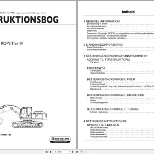 New Holland Crawler Excavator E215C E245C Operators Manual 84565160 2012 DK (1)