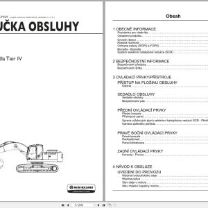 New Holland Crawler Excavator E215C E245C Tier IV Operators Manual 84565178 2012 CZ (1)