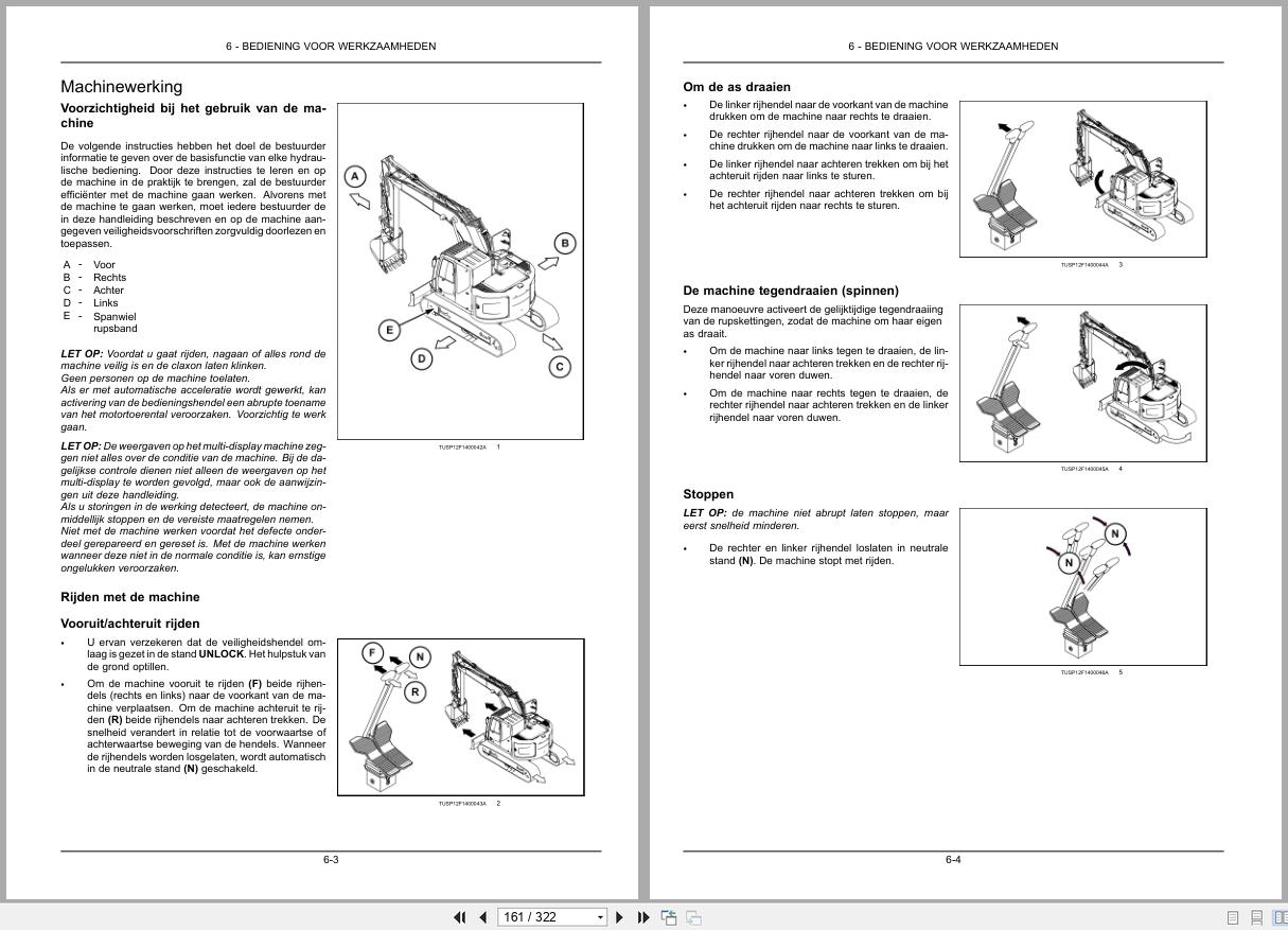 New Holland Crawler Excavator E260CSR Operation Maintenance Manual 47416380 2012 NL (2)
