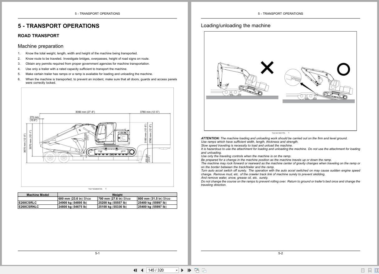 New Holland Crawler Excavator E260CSR Operators Manual 47416374 2012 (2)