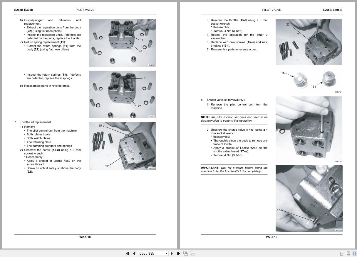 New Holland Crawler Excavator E265B E305B ROPS Tier 3 Service Manual 84392423A 2010 (2)