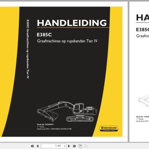 New Holland Crawler Excavator E385C Operation Maintenance Manual 84360937 2011 NL (1)
