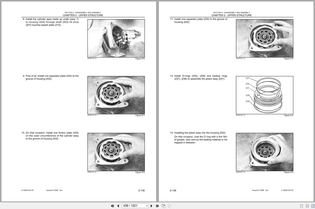 New Holland Crawler Excavator E50BSR Tier 4 Service Manual 87481006EN US 2008 (2)