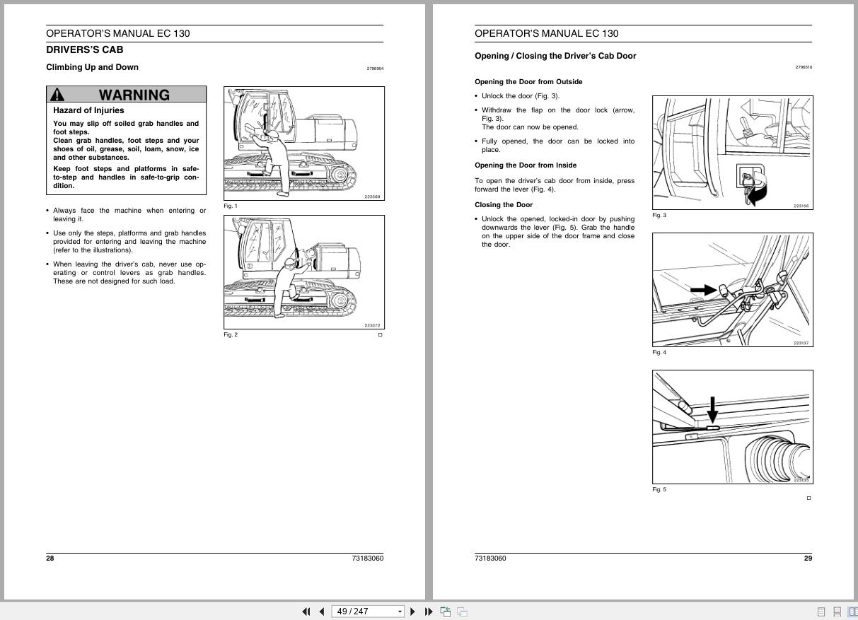 New Holland Crawler Excavator EC130 Operators Manual 73178094 (2)