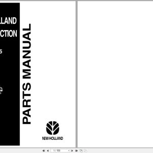 New Holland Crawler Excavator EC15 Parts Manual 73185753 2000 (1)