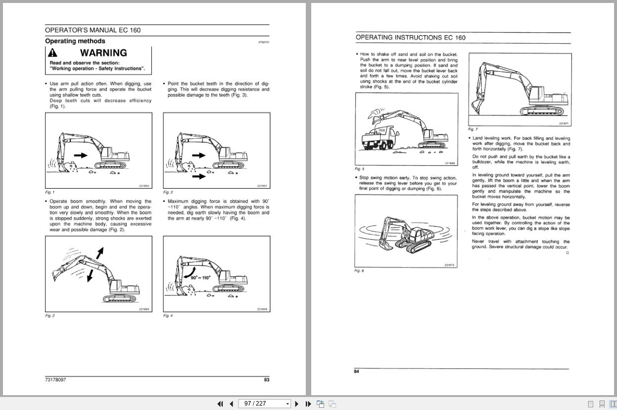 New Holland Crawler Excavator EC160 Operators Manual 73178097 (2)