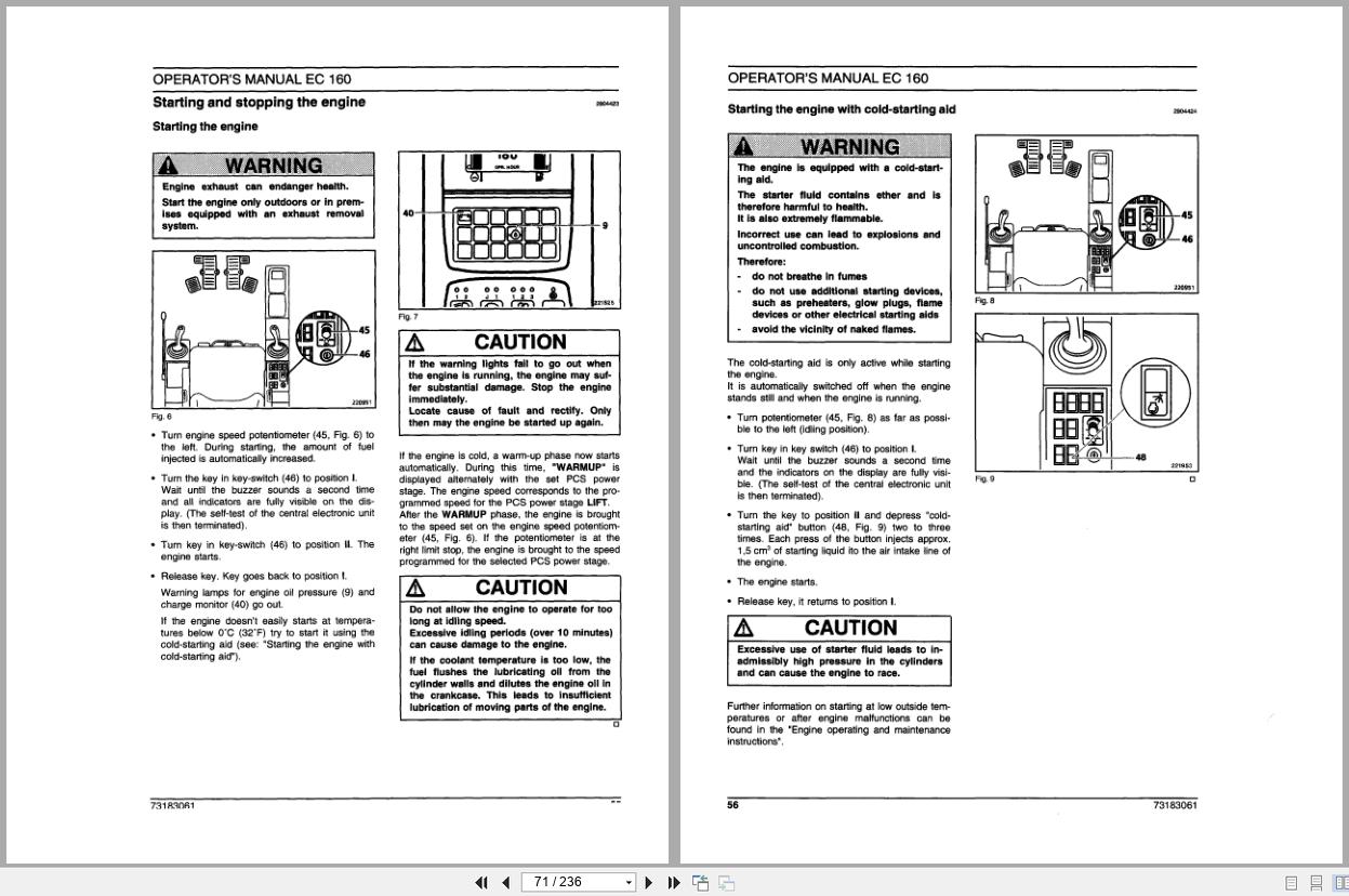 New Holland Crawler Excavator EC160 Operators Manual 73183061 (2)