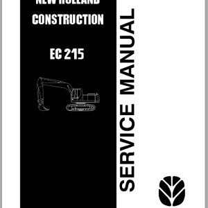 New Holland Crawler Excavator EC215 Service Manual 73179384 (1)