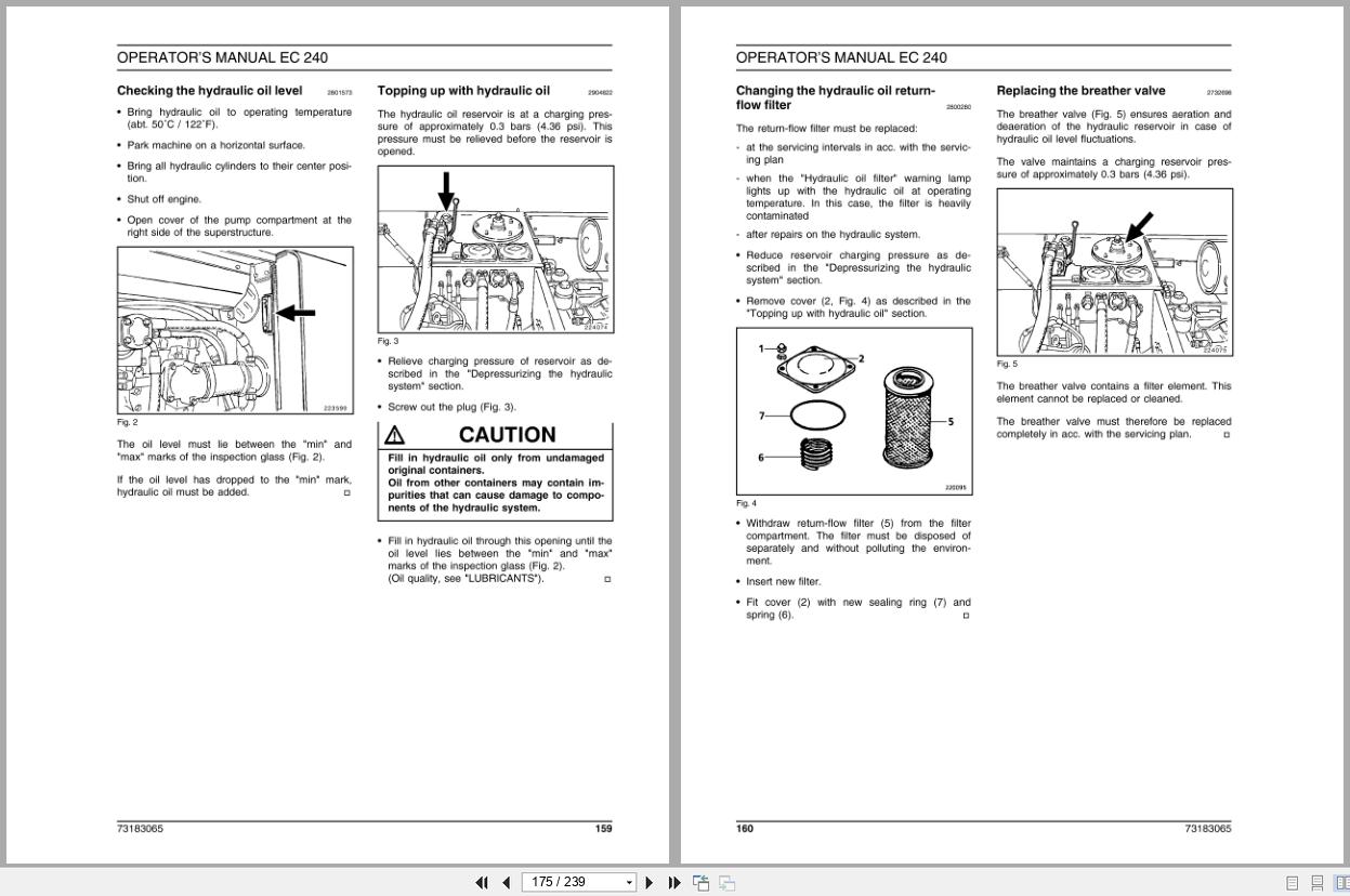 New Holland Crawler Excavator EC240 Operators Manual 73183065 2001 (2)